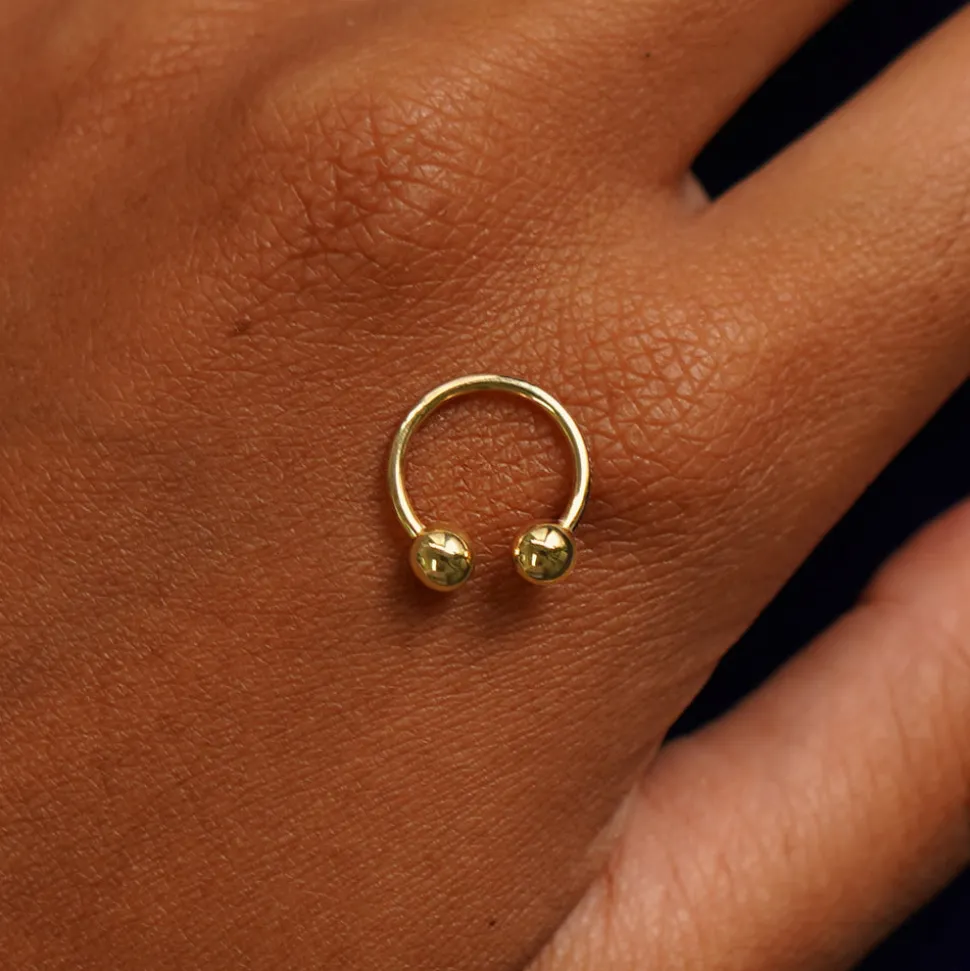 Small Horseshoe Piercing