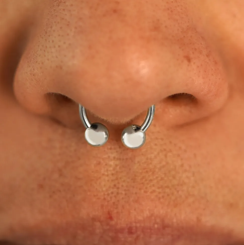 Small Horseshoe Piercing