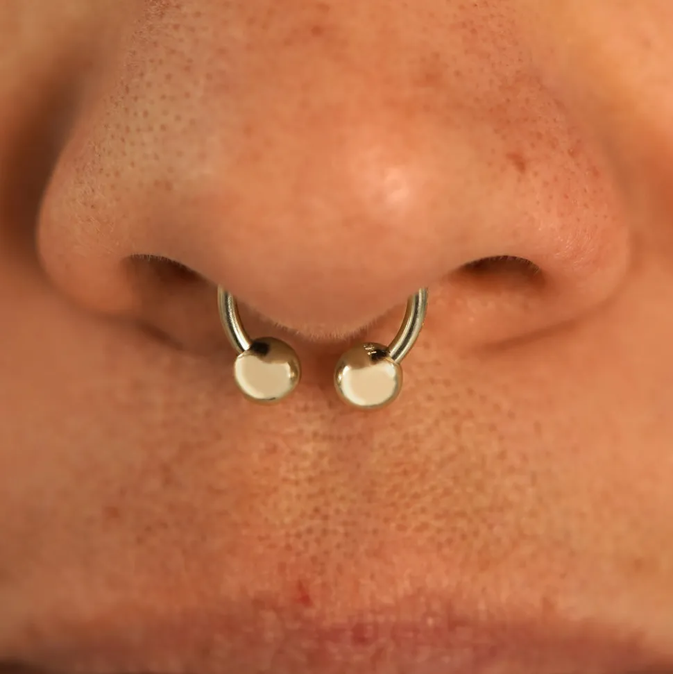Small Horseshoe Piercing