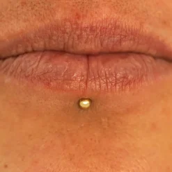 Small Labret Piercing
