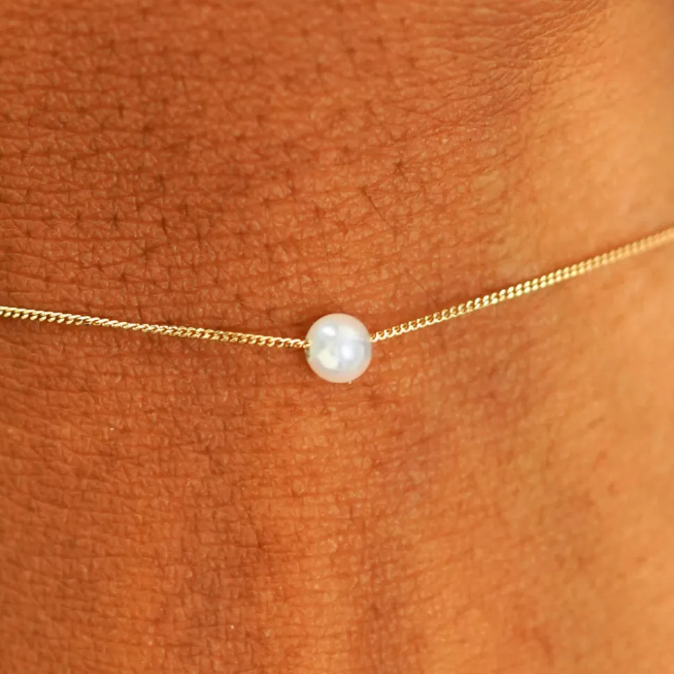 Small Pearl Slide Bracelet