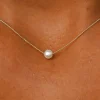 Small Pearl Slide Necklace