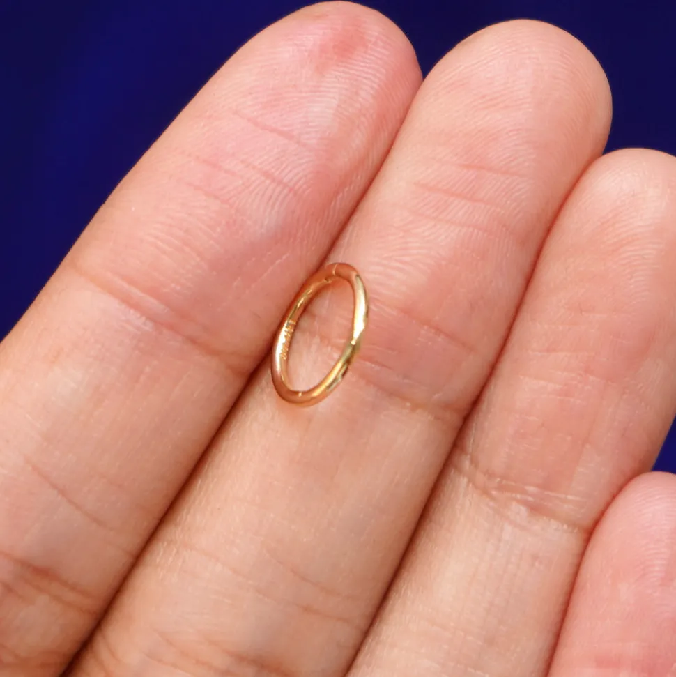Small Seamless Huggie Hoops / Piercing
