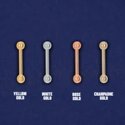 Small Straight Barbell Piercing