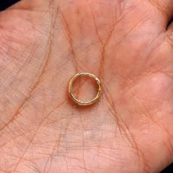 Small Wide Huggie Hoops