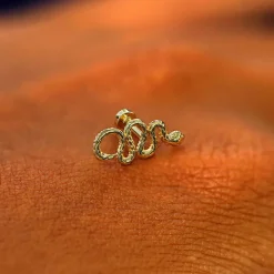 Snake Flatback Piercing