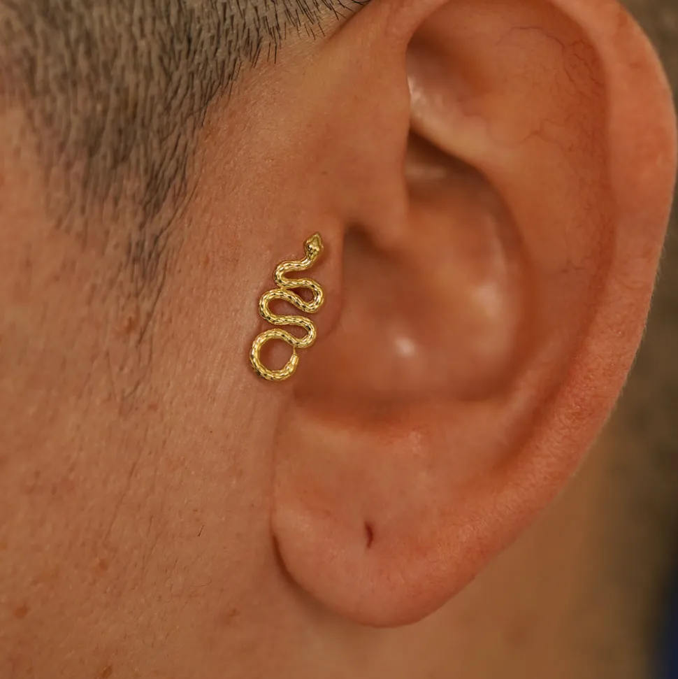 Snake Flatback Piercing