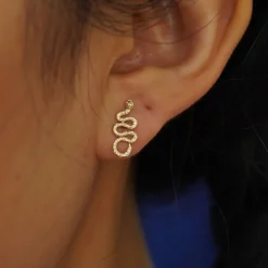 Snake Flatback Piercing