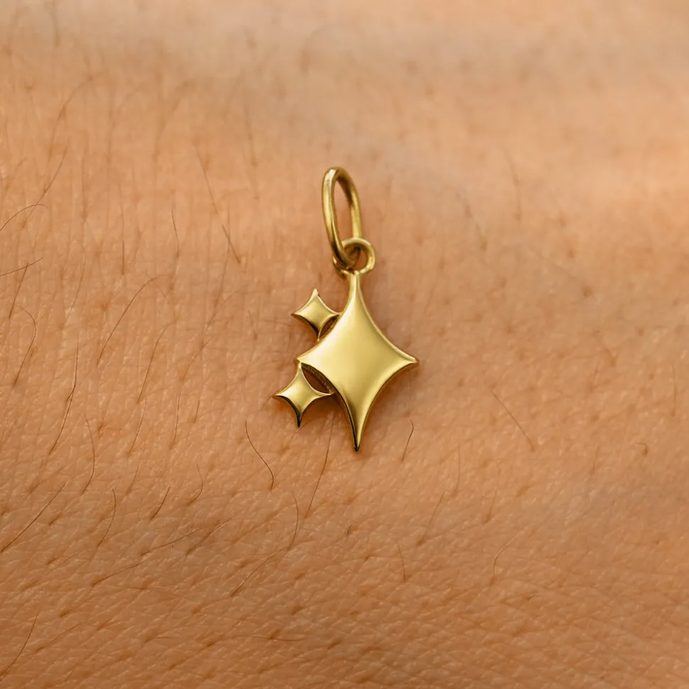 Sparkly Emoji Charm