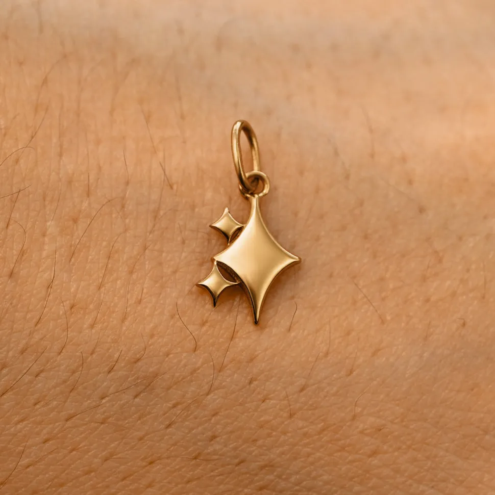 Sparkly Emoji Charm