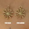 Spider Web Charm