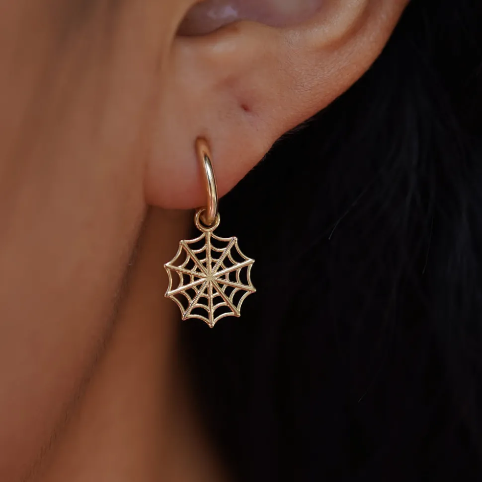 Spider Web Charm