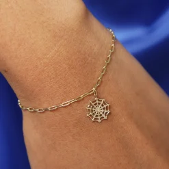 Spider Web Charm