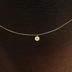 Star Disk Necklace