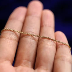 Thick Cable Anklet