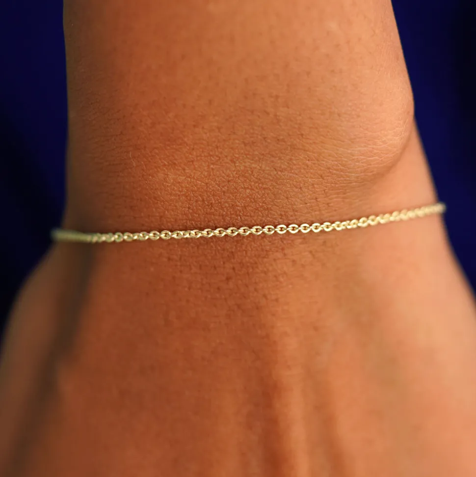 Thick Cable Bracelet