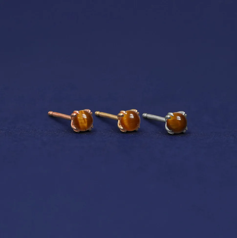 Tiger Eye Earring