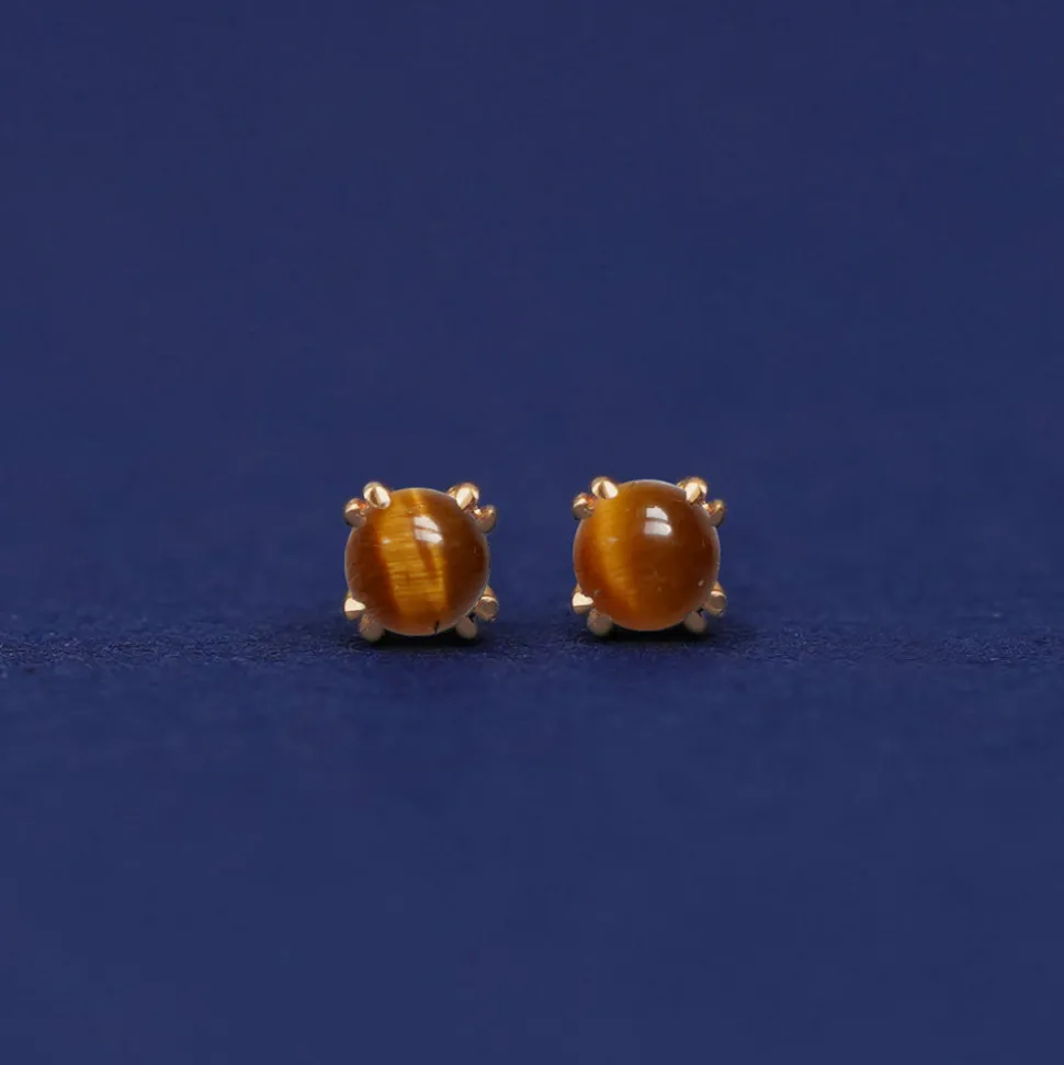 Tiger Eye Earring
