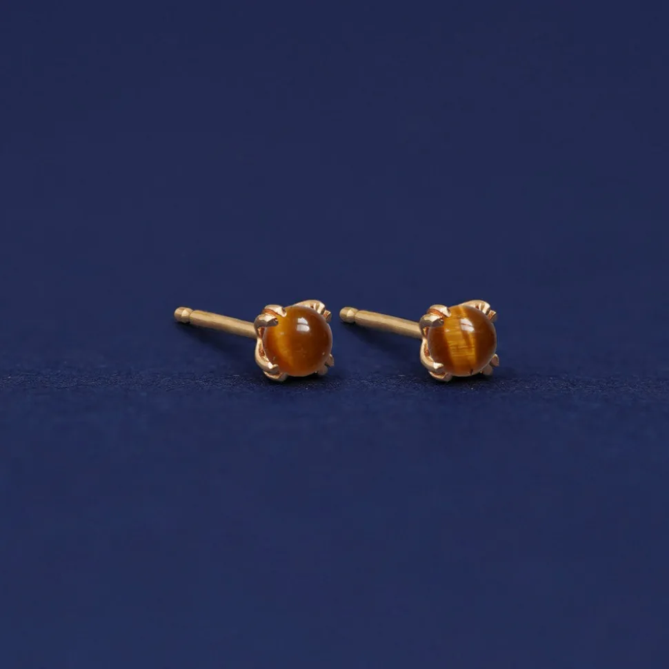 Tiger Eye Earring