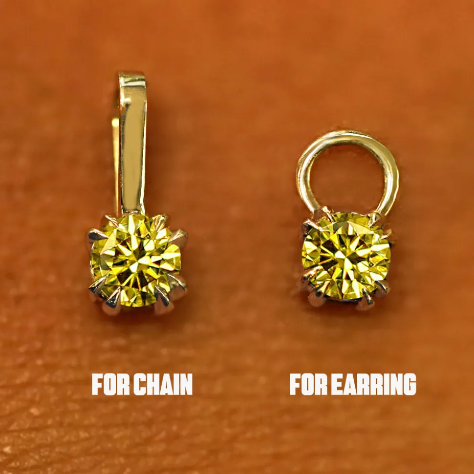 Yellow Diamond Charm