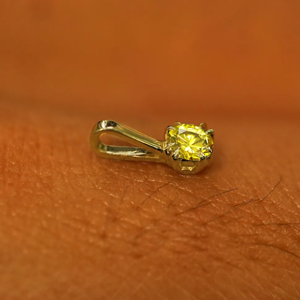 Yellow Diamond Charm