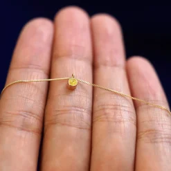 Yellow Diamond Necklace
