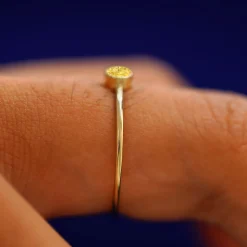 Yellow Diamond Ring